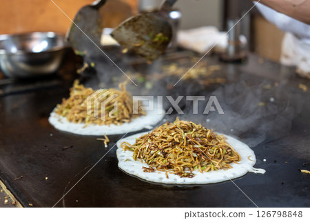 燒烤現代風格的烤肉 燒烤現代風格的烤肉 126798848