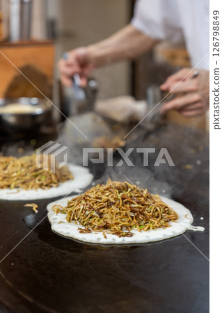 燒烤現代風格的烤肉 燒烤現代風格的烤肉 126798849