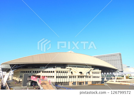 東京江東區有明體育館風景 126799572