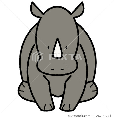 坐的犀牛 坐的犀牛 126799771