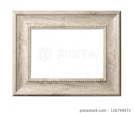白色木製相框 白色木製相框 126799872