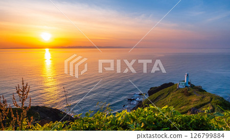 Sunset at Cape Kakuda 126799884