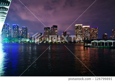 從豐洲看到的東京 126799891