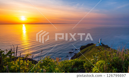 Sunset at Cape Kakuda 126799897