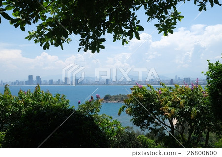 DANANG VIETNAM Lady Buddha statue at the Linh Ung Pagoda in Danang city in Vietnam 126800600