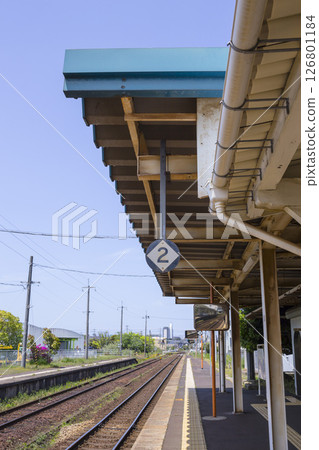 Scenery of facilities inside the station Koyama Station, Tottori Prefecture 126801184