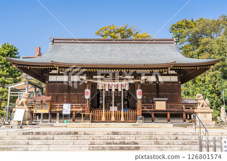 弓弦羽神社、拜殿（矢多野鴉祈願） 勝利之神熊野大神，供奉於神戶市東灘區禦影郡下 126801574