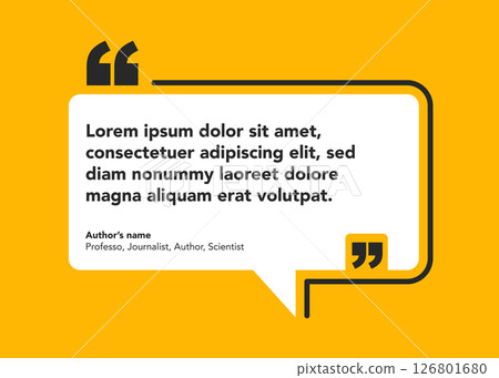 Social media post template designs for quotes stock Illustration. 126801680
