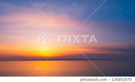 角田岬日落：佐渡島日落 126802070