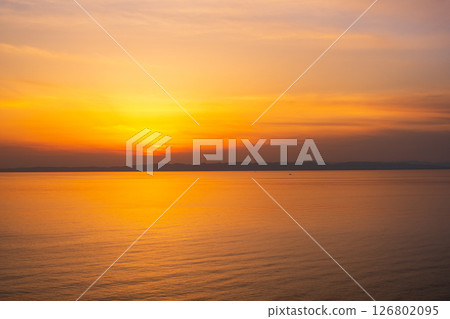 角田岬日落：佐渡島日落 126802095