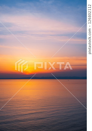 角田岬日落：佐渡島日落 126802112