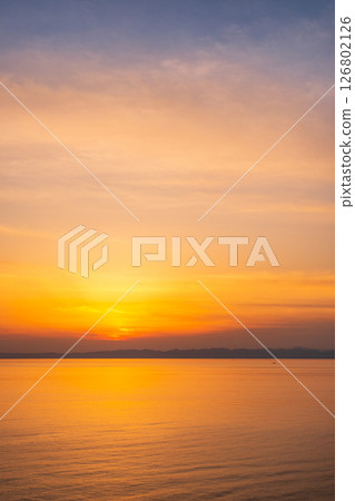 角田岬日落：佐渡島日落 126802126