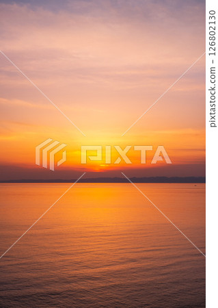 角田岬日落：佐渡島日落 126802130