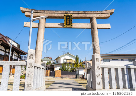 禦影嚴島神社（建於江戶時代元祿年間）鳥居 神戶市東灘區禦影 126802185