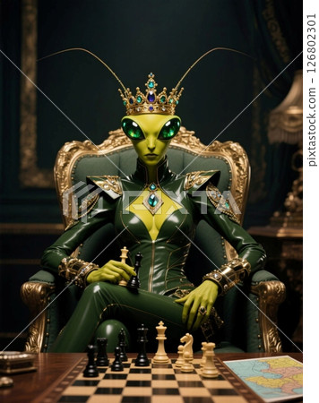 類似昆蟲的外星人螳螂的顧問 126802301