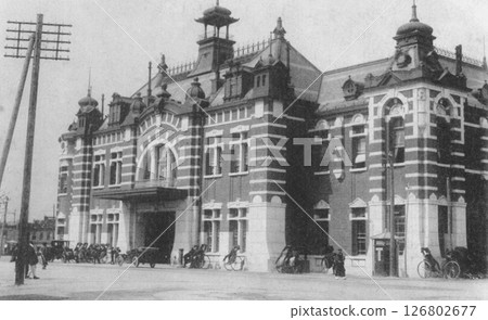 Old photo, 1914-1918, Shinbashi Station, Tokyo Old photo, 1914-1918, Shinbashi Station, Tokyo 126802677