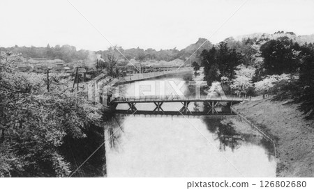 Old photo, 1907-1918, Benkei Bridge, Akasaka-mitsuke, Tokyo Old photo, 1907-1918, Benkei Bridge, Akasaka-mitsuke, Tokyo 126802680