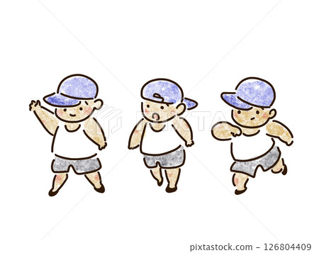 Summer boy illustration Summer boy illustration 126804409