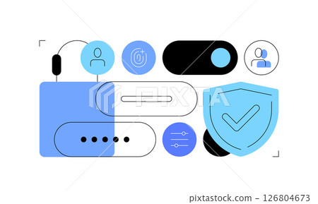 Cyber security. User profile and data protection. Loginning process Cyber security. User profile and data protection. Loginning process 126804673