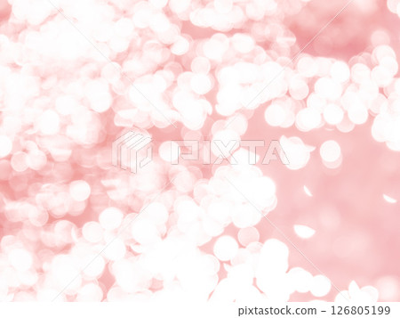Background material: Reflection with polka dots Pink 126805199