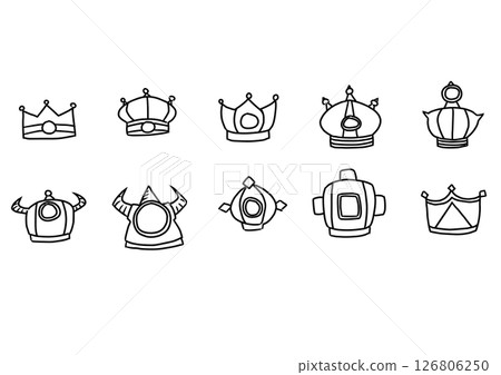 單色皇冠【10個裝】 126806250