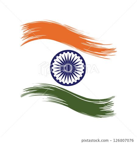 India Independence Day Vector 126807076