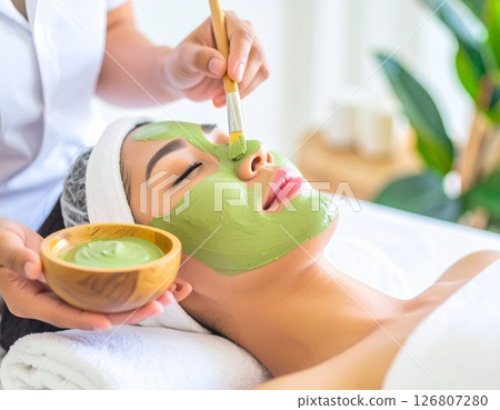 Image of herbal peeling 126807280