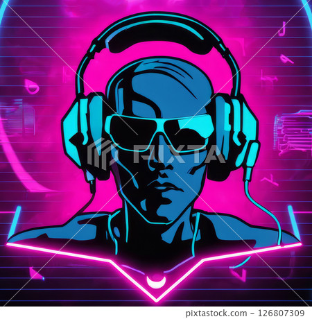 Music band logo 126807309