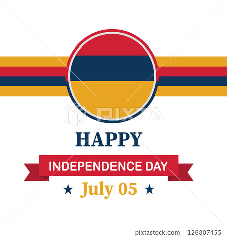 Venezuela Independence Day Vector Illustration 126807455