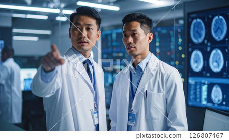 男醫生討論醫療政策 126807467