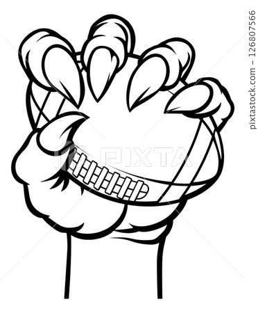 American Football Claw Talon Monster Hand Ball American Football Claw Talon Monster Hand Ball 126807566