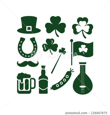 St Patricks Day Vector Illustration St Patricks Day Vector Illustration 126807675
