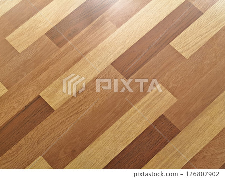 Wooden texture background, natural pattern parquet floor, beautiful wood grain. 126807902