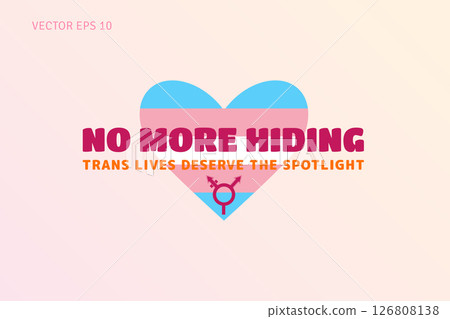 No More Hiding Heart and Symbol Poster 126808138