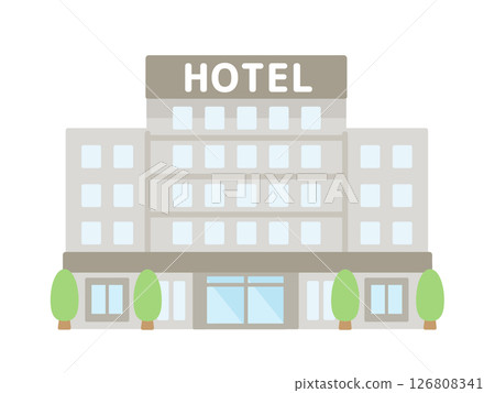 飯店建築插圖 126808341