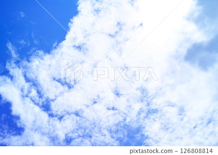 Blue sky and cloud image Blue sky and cloud image 126808814