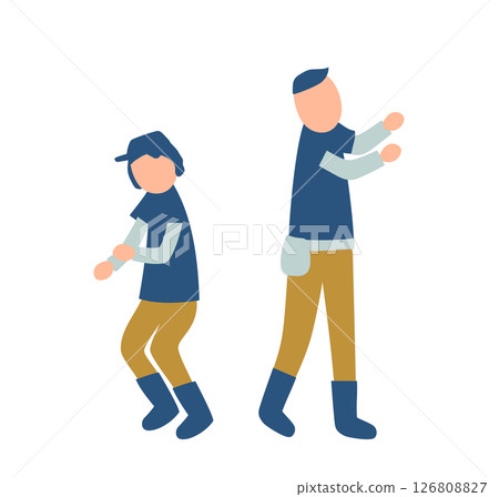 農民工作的插圖 126808827