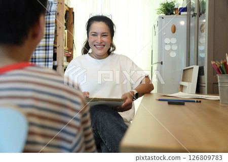 Mother and Son 126809783