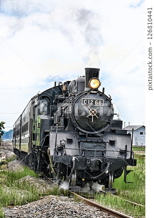 Steam locomotive of Moka railroad 126810441