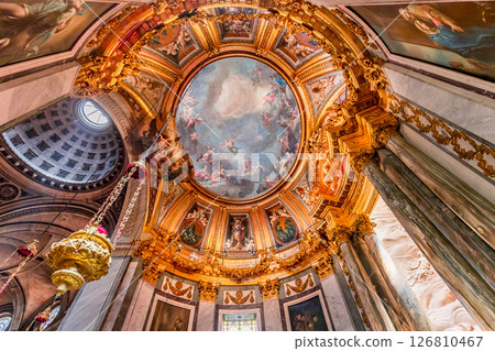 Saint-sulpice church, chapel of virgin Mary, Paris, France 126810467