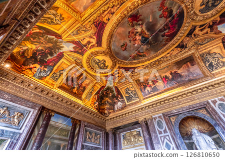 Ceilings decors of the royal apartments, Versailles, France Ceilings decors of the royal apartments, Versailles, France 126810650