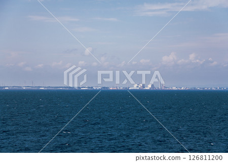 [Sunflower Sapporo Oarai bound sailing off the coast of Fukushima Daiichi Nuclear Power Plant] 126811200