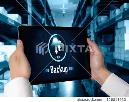 Backup Storage Data Internet Technology Business concept snugly 126811630