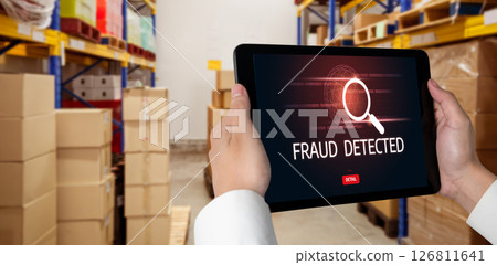 Cyber security software show alert of cyber attack for protection snugly 126811641