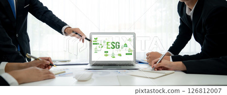 ESG environmental social governance policy for brisk business 126812007