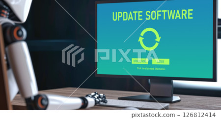 Software update on computer for brisk version of device software 126812414