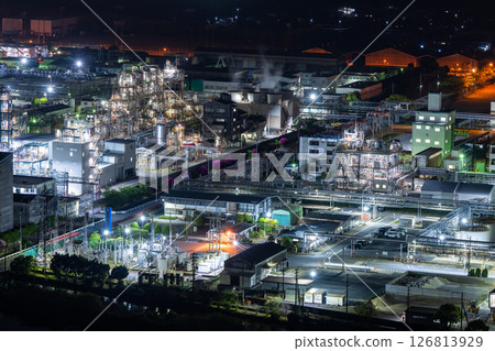 《Okayama Prefecture》Mizushima Complex/Factory night view 《From Washiwayama Skyline》 《Okayama Prefecture》Mizushima Complex/Factory night view 《From Washiwayama Skyline》 126813929