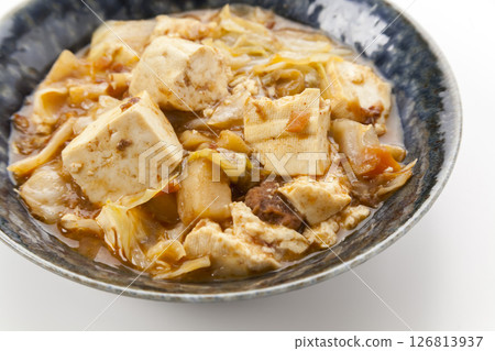 Tofu and cabbage stew Tofu and cabbage stew 126813937