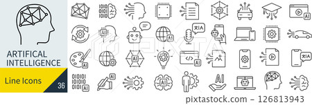 AI 相關圖示集 126813943