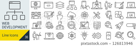 Web 開發圖示集 Web 開發圖示集 126813946